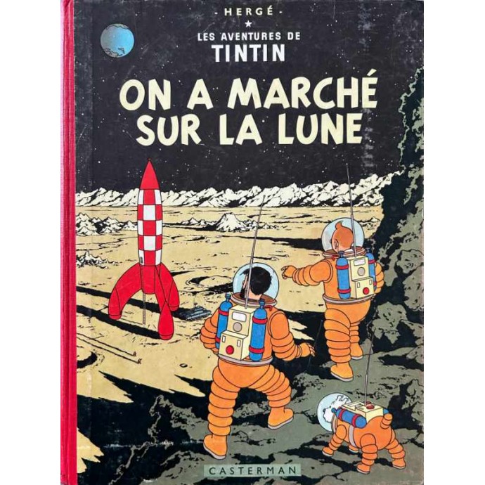 Tintin - On a marché sur la lune - B33 1963 - 1