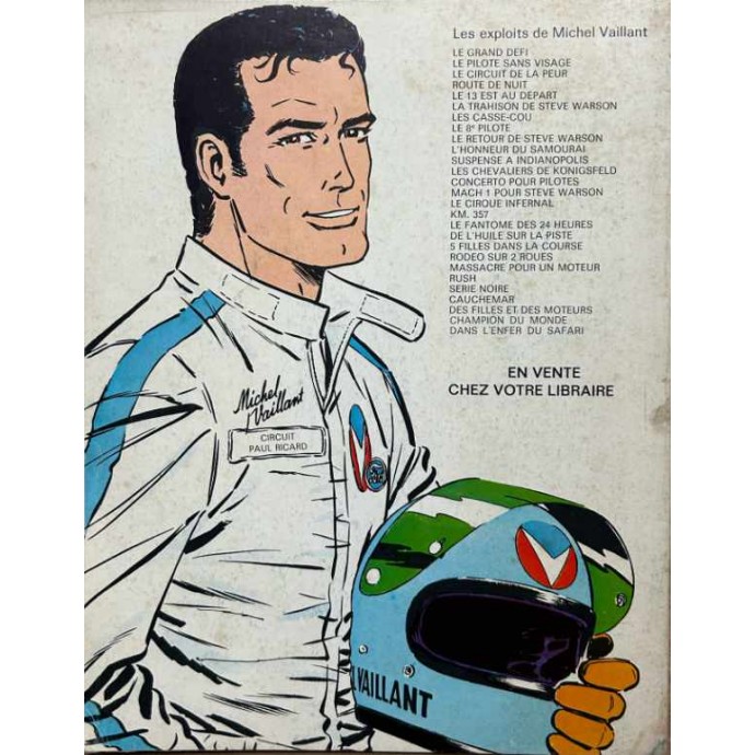 Michel Vaillant - Duel au Paul Ricard - Pub - EO 1974 - 2