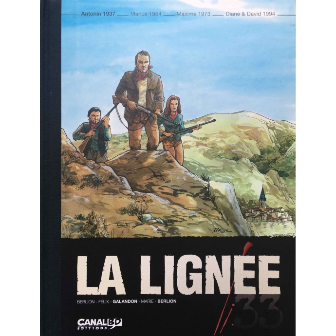 La Lignée - Antonin 1937 - TL 2012 + ex-libris CanalBD - 1