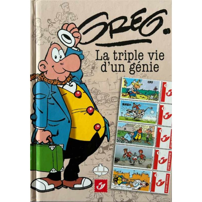 Greg - La triple vie d'un génie - TL 2007 + timbres - 1