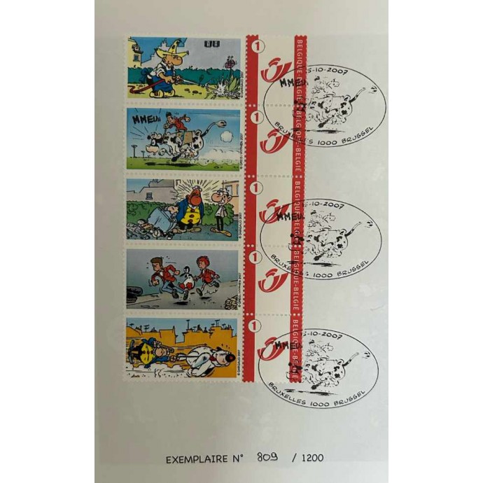 Greg - La triple vie d'un génie - TL 2007 + timbres - 2