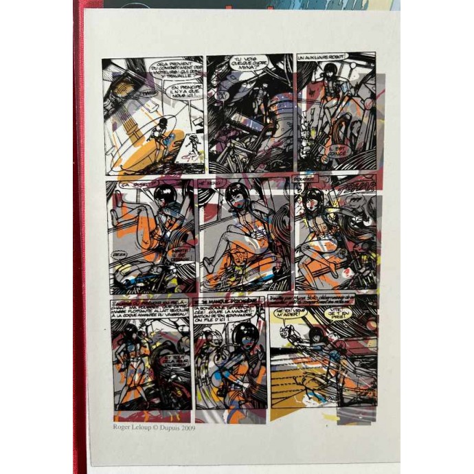 Yoko Tsuno - Missives spatiales - TT 2009 + timbres + calque - 3