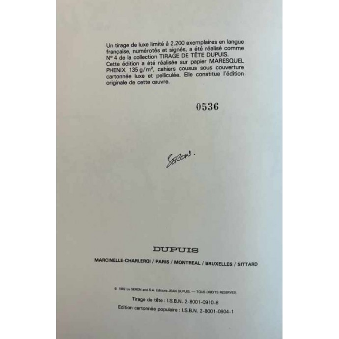 Seron - Petits hommes - 13. Les Prisonniers du temps - TT n°4 Dupuis - 1982 - 2