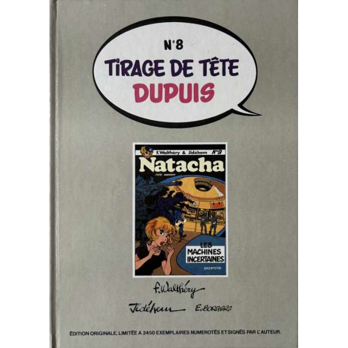 Natacha - 9. Les machines incertaines - TT n°8 Dupuis - 1983 - 1
