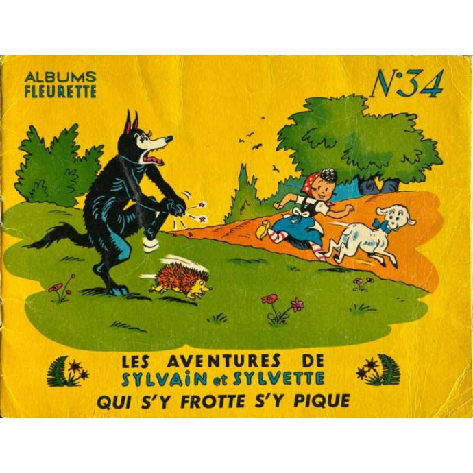 Sylvain et Sylvette - n°34 Qui s'y frotte s'y pique - 1ère série 1963 - 1