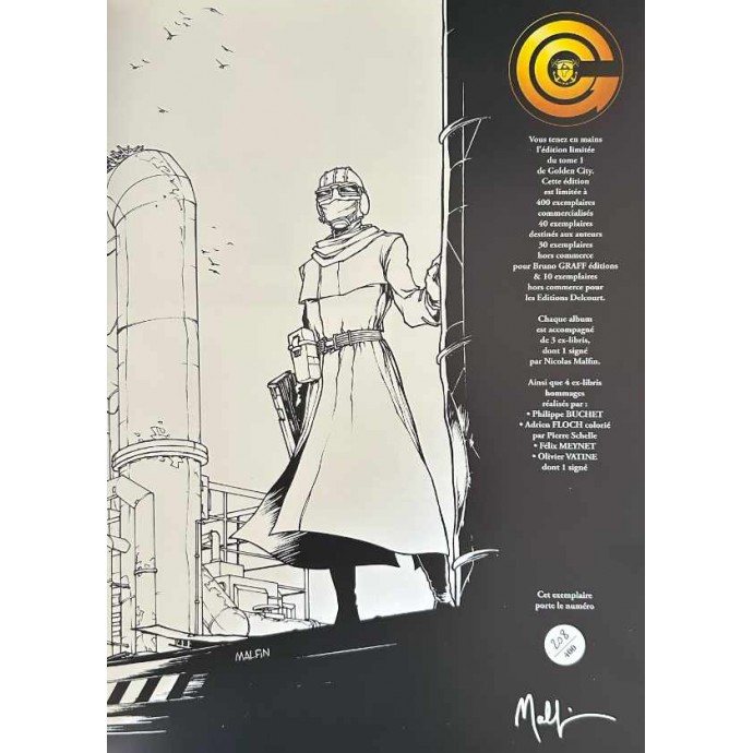 Golden City - Pilleurs d'épaves - TL 2008 + 8 ex-libris Bruno Graff - 4