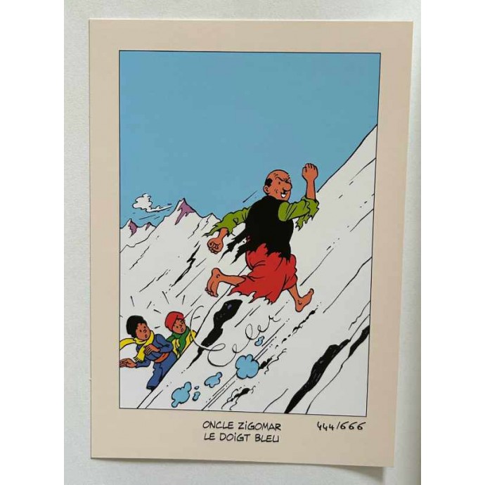 Oncle Zigomar - Le doigt bleu - TL 2017 + ex-libris - 2