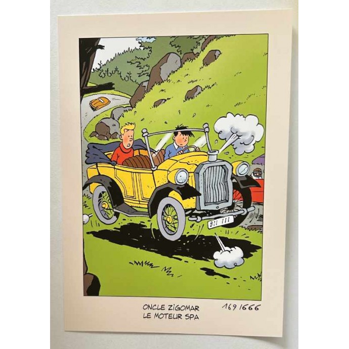 Oncle Zigomar - Le moteur SPA - TL 2017 + ex-libris - 2