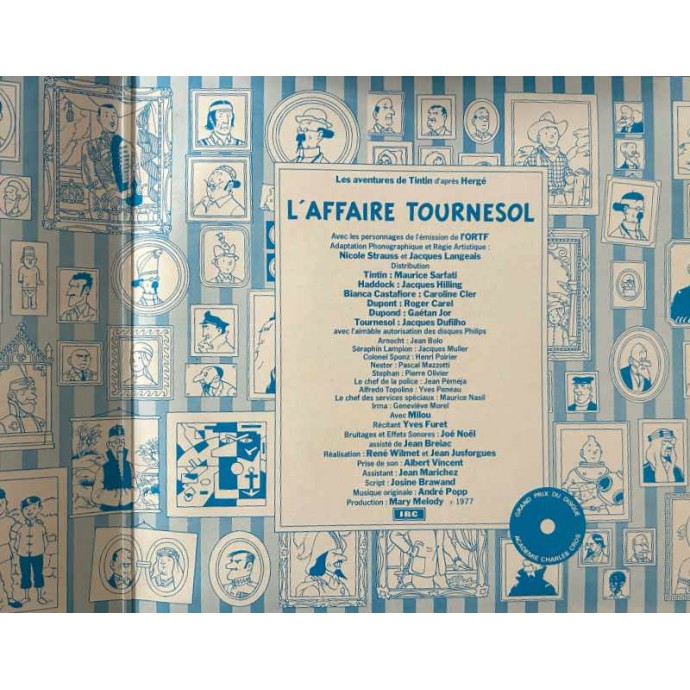 Tintin - Les Bijoux de la Castafiore - Disque vinyle 33 tours - 1977 - Collector - 2