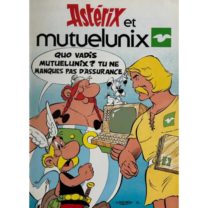 Astérix et mutuelunix - Pub - 1983 - 1