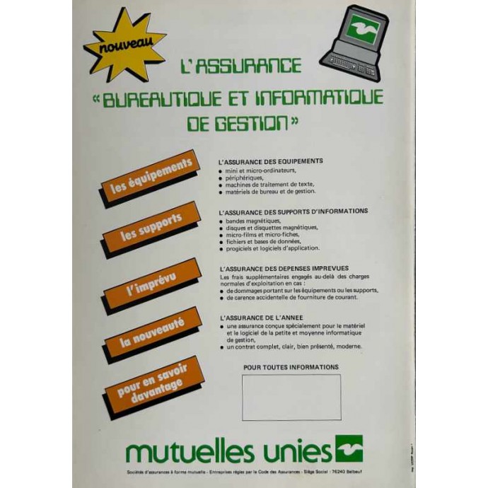 Astérix et mutuelunix - Pub - 1983 - 2