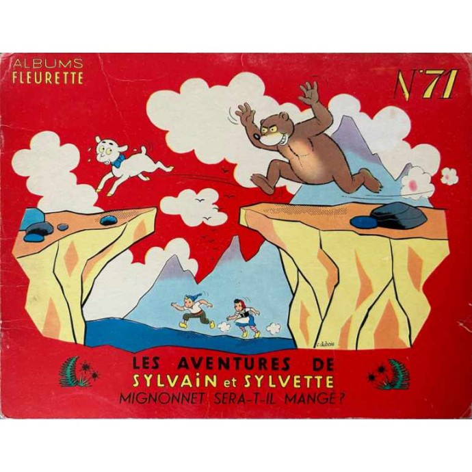 Sylvain et Sylvette - n°71 Mignonnet sera-t-il mangé? - 1ère série 1965 - 1