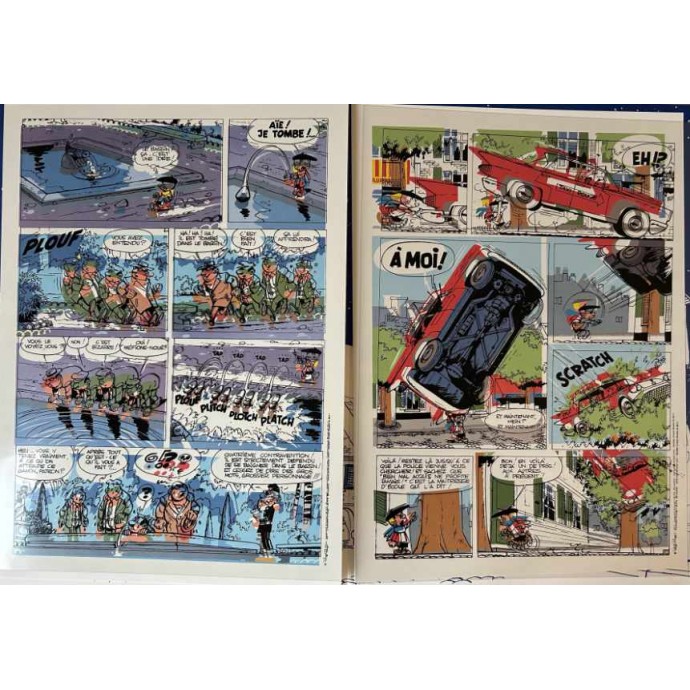 Benoit Brisefer - Les Taxis Rouges - TL 2011 Golden Creek + ex libris + boite + 2 bleus avec film - 5