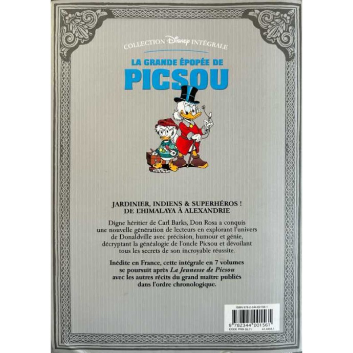 Disney - La Grande épopée de Picsou - Intégrale Don Rosa - tome IV - EO 2014 - 2