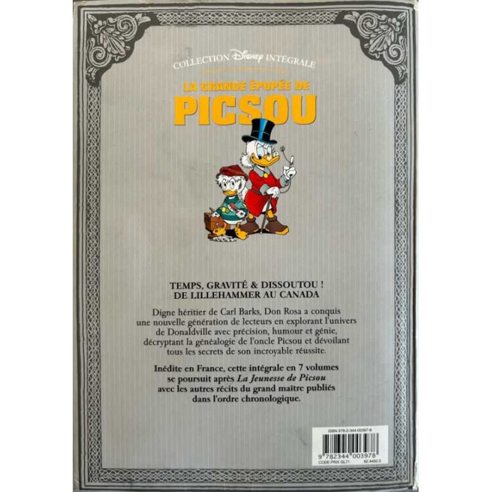 Disney - La Grande épopée de Picsou - Intégrale Don Rosa - tome V - EO 2015 - 2