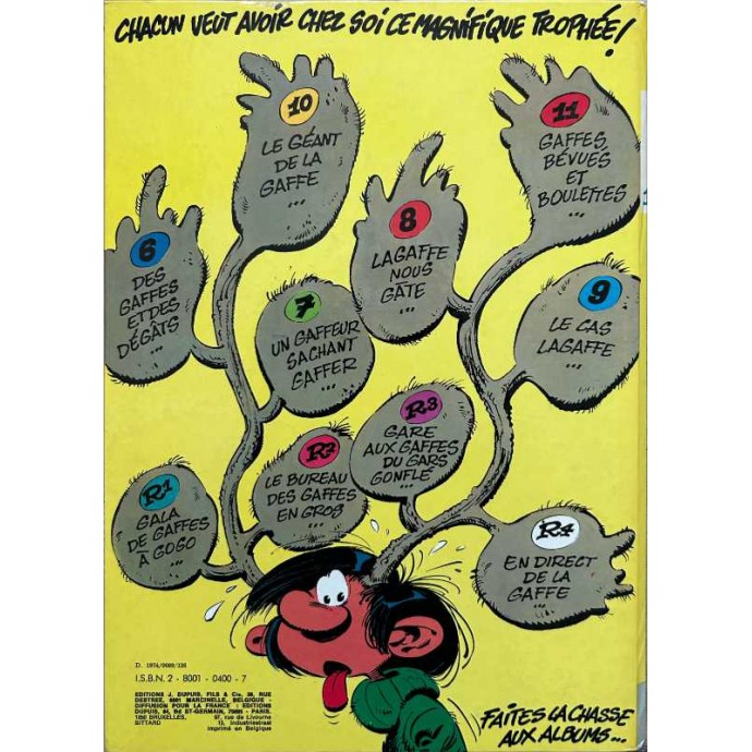 Gaston - 12. Le gang des gaffeurs - EO 1974 - 2