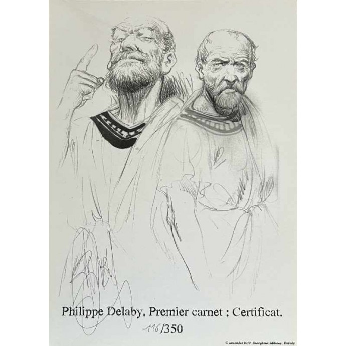 Delaby - Carnet d'auteur - TT 2010 n°/signé + ex-libris - 2