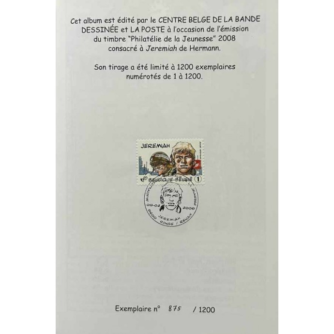 Hermann - Post-Atomique - TL 2008 + timbre Jeremiah - 2