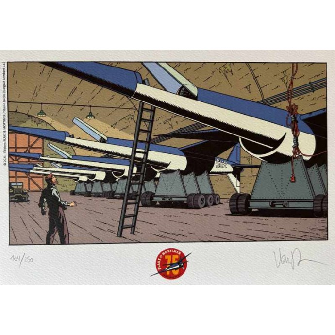 Blake et Mortimer - Le Dernier Espadon - EO 2021 + TL ex-libris Brüsel - 2