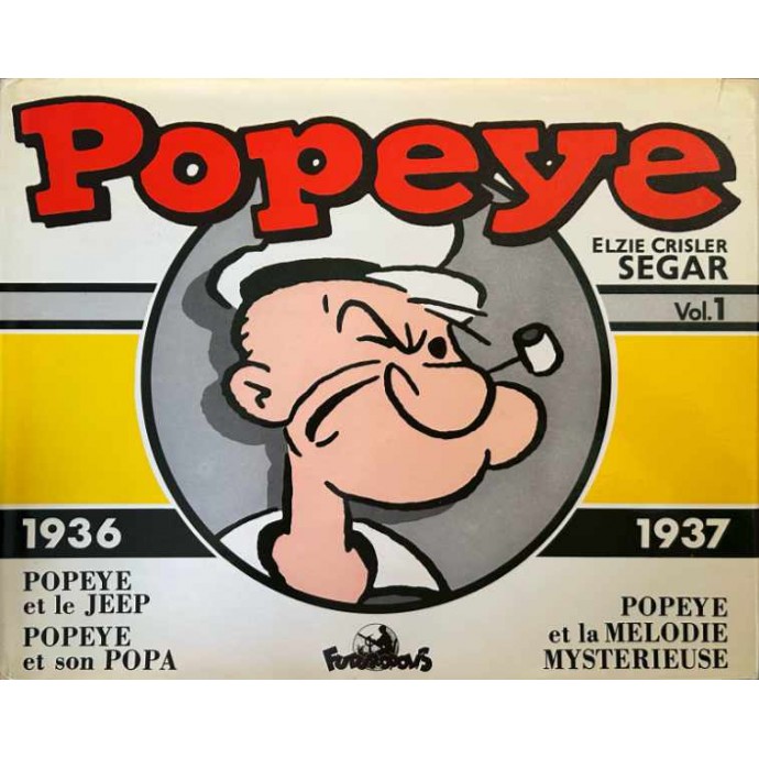 Popeye - Intégrale 1936/1937 - Vol.1 - EO 1980 + jaquette - 1