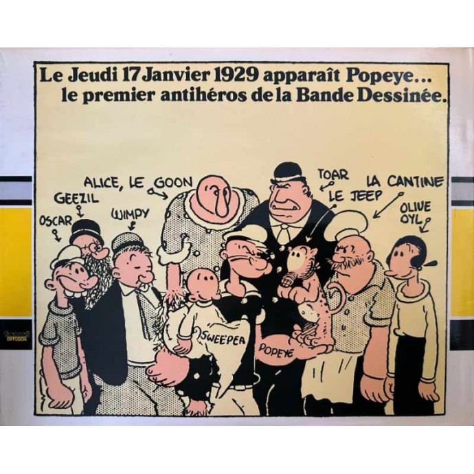 Popeye - Intégrale 1936/1937 - Vol.1 - EO 1980 + jaquette - 2