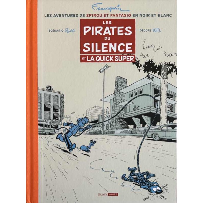 Spirou et Fantasio - Les Pirates du Silence - TL 2024 + petite image collée + ex-libris - BlackandWhite - 1
