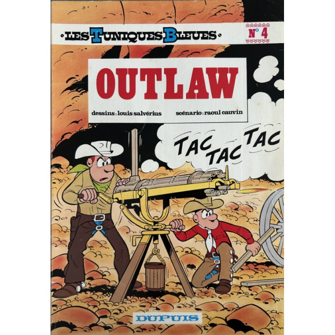 Tuniques Bleues - 4. Outlaw - EO 1973 + Drapeau - 1