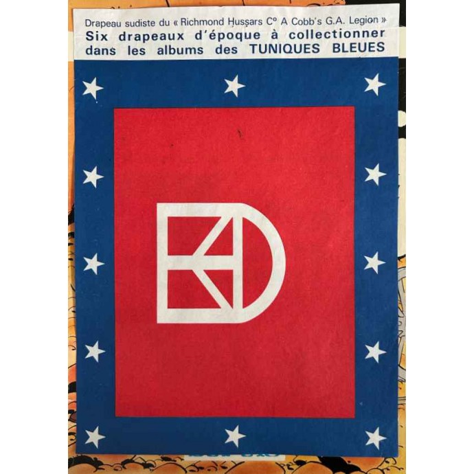 Tuniques Bleues - 4. Outlaw - EO 1973 + Drapeau - 2