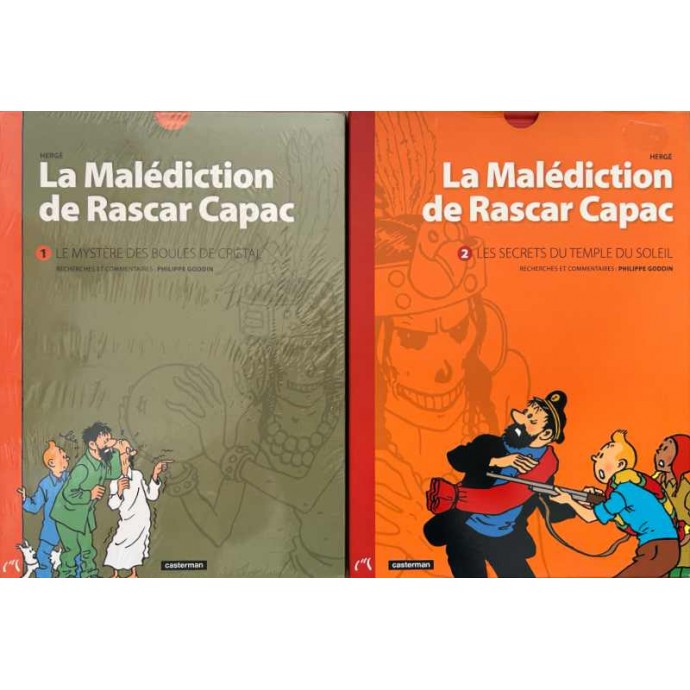 Hergé - Tintin - Coffrets 1 et 2 La Malédiction de Rascar Capac - 2014 - 1