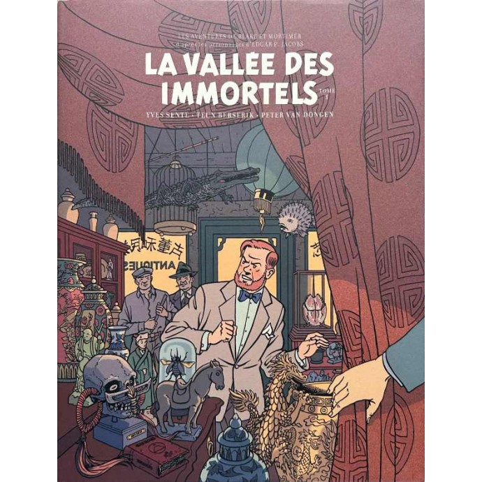 Blake et Mortimer - La vallée des immortels - tome 1 - TL 2018 + ex-libris + jaquette - 1