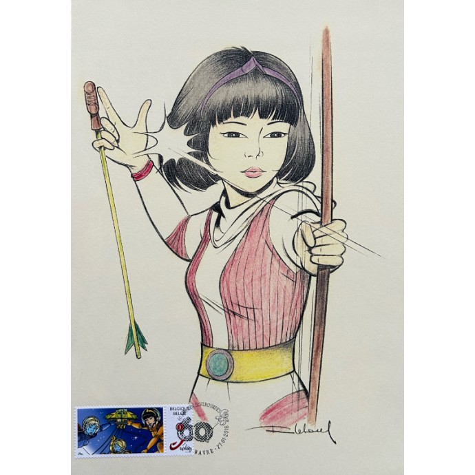 Yoko Tsuno - 25. La servante de Lucifer - EO 2010 + ex libris avec timbre - 2