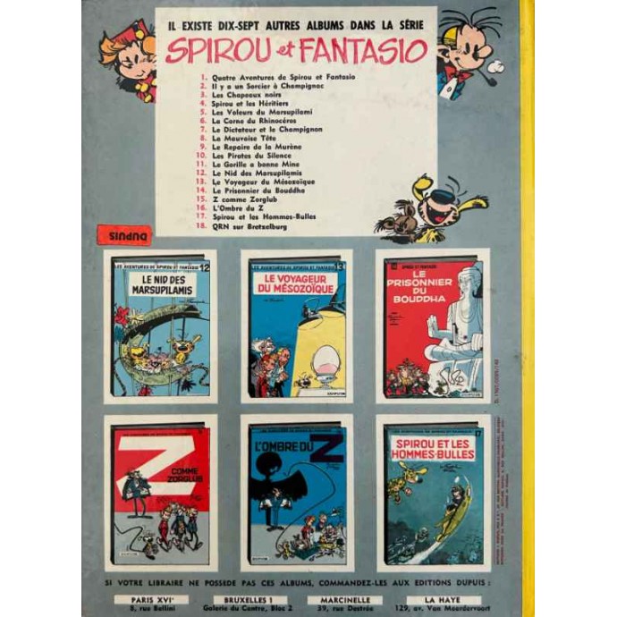 Spirou et Fantasio - 12. Le nid des marsupilamis - 1967 - 2