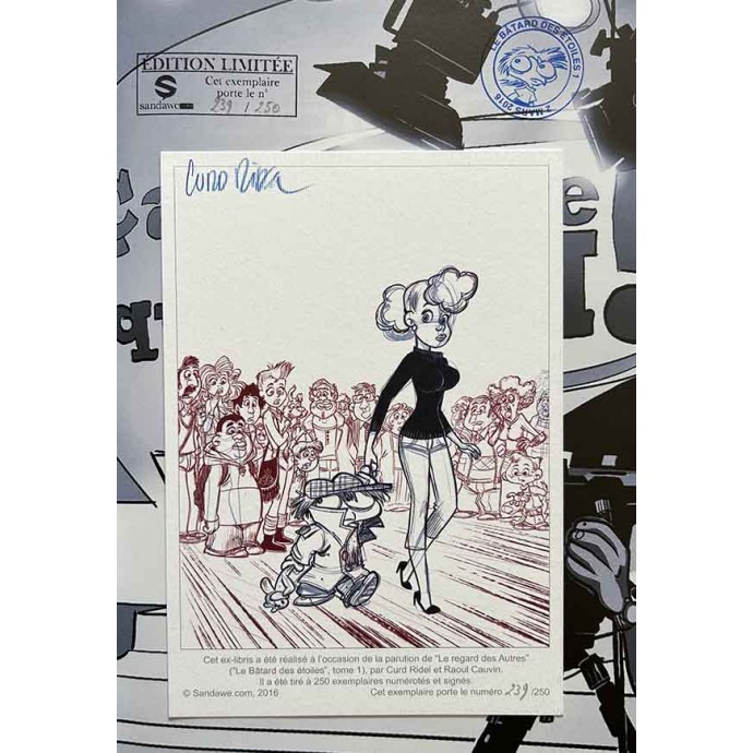 Cauvin - Le Bâtard des Etoiles - TL EO 2016 + ex-libris - 2