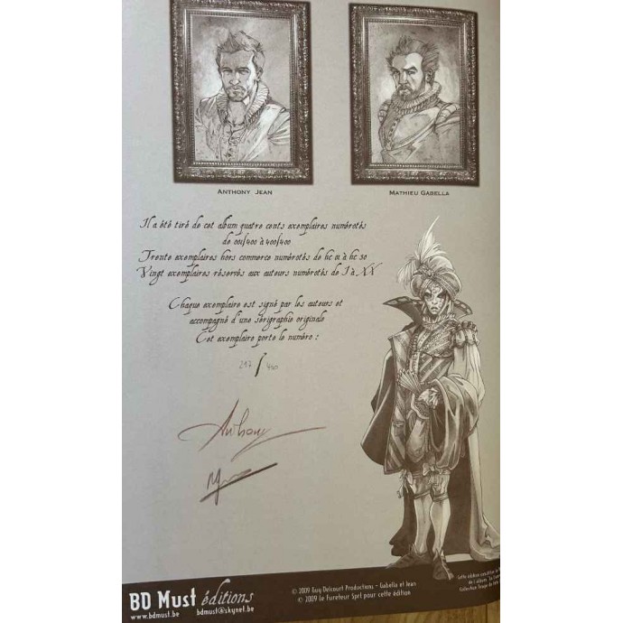 La Licorne - 3. Les Eaux Noires de Venise - TT 2009 + sérigraphie - BD Must - 3