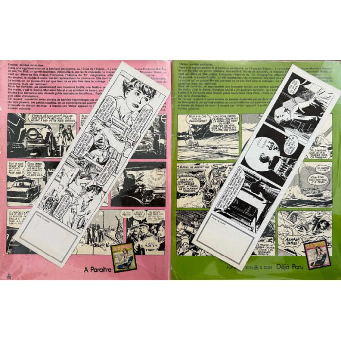 Gillon - 13 rue de l'espoir - Tomes 1 et 2 - EO 1981/1982 + 2 marque-pages "strip" - 2