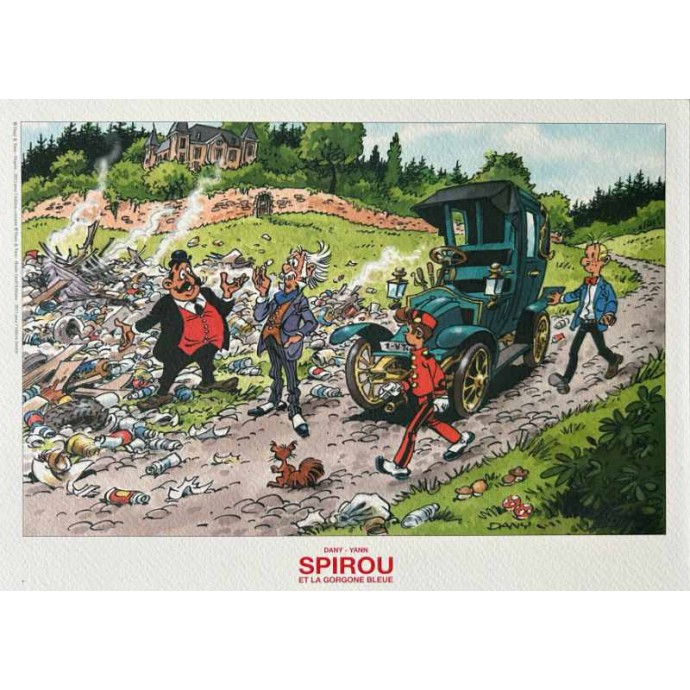 Spirou et la Gorgone bleue - EO 2023 + 2 ex-libris - 2