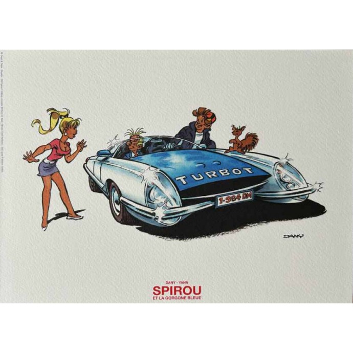 Spirou et la Gorgone bleue - EO 2023 + 2 ex-libris - 3