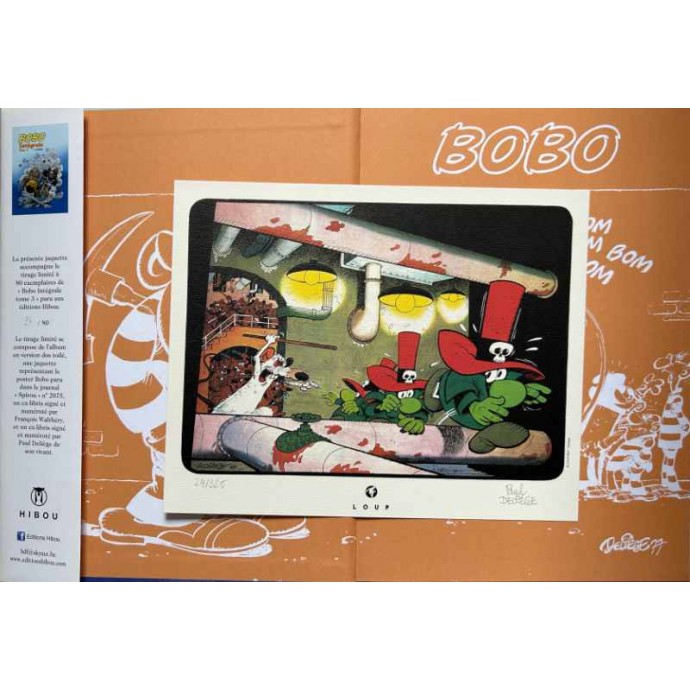 Bobo - Intégrale tome 3 - TL 2015 + jaquette + 2 ex-libris + Dédicace Walthéry - 4