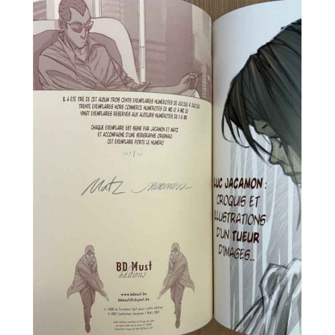 Tueur - 6. Modus Vivendi - TT 2008 Première édition + sérigraphie - BD must - 3
