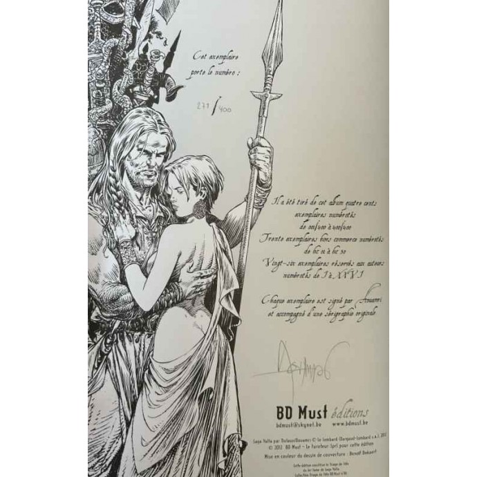 Saga Valta - TT 2012 Première édition + sérigraphie - BD must - 3