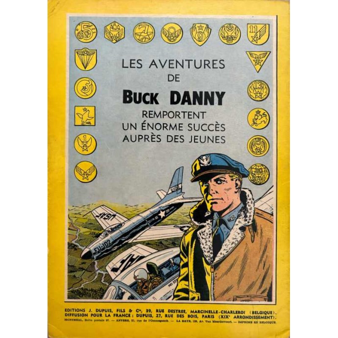 Buck Danny - 16. Menace au Nord - EO 1957 - TTBE - 2