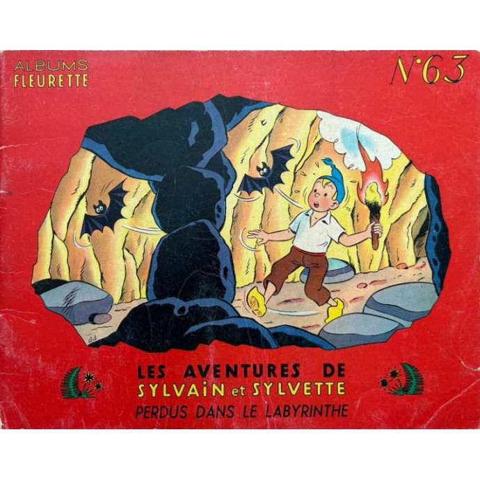 Sylvain et Sylvette - n°63 Perdus dans le Labyrinthe - 1ère série 1963 - 1