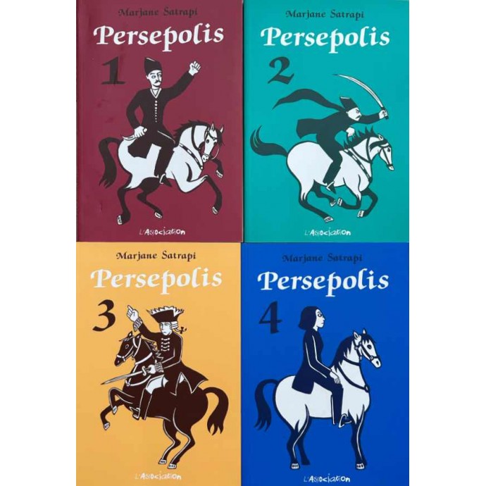 Persepolis - Les 4 tomes - Marjane Satrapi - tomes 1,3,4 en EO - 1