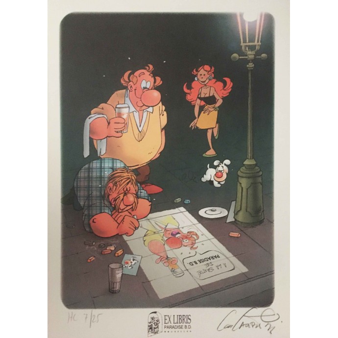 Du côté de chez Poje - Un Monde Flou Flou Flou - en Bruxellois + ex-Libris - 2
