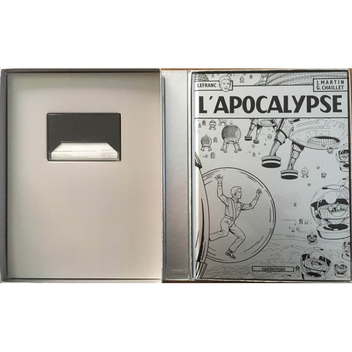 Lefranc - L'Apocalypse-  TL signé + cassette audio en coffret - 1987 - 1