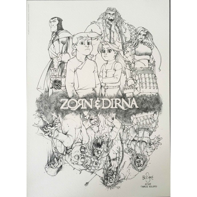 Zorn et Dirna - Notre Père qui êtes odieux - TL 2012 + ex-libris - 3