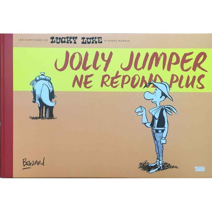 Lucky Luke - Jolly Jumper ne répond plus - TL 2017 + sérigraphie - BlackandWhite - 1
