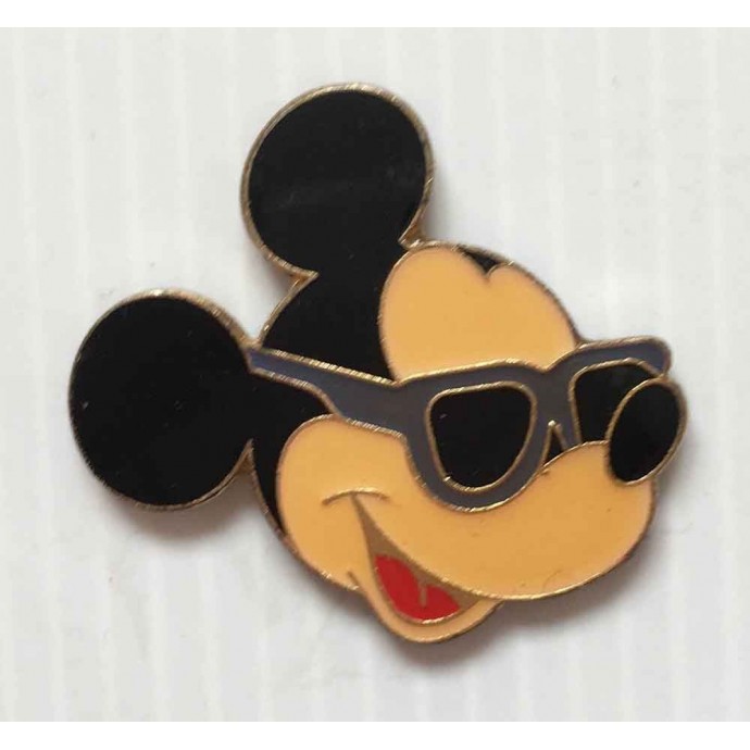 Mickey - Walt Disney - pin's: Mickey avec lunettes de soleil - 1