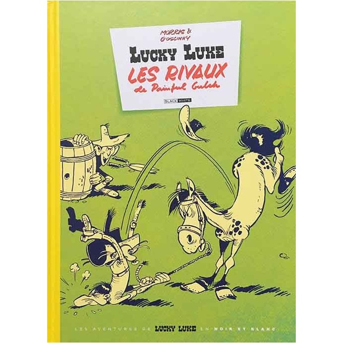 Lucky Luke - Les Rivaux - TL 2017 + Timbres - BlackandWhite - 1