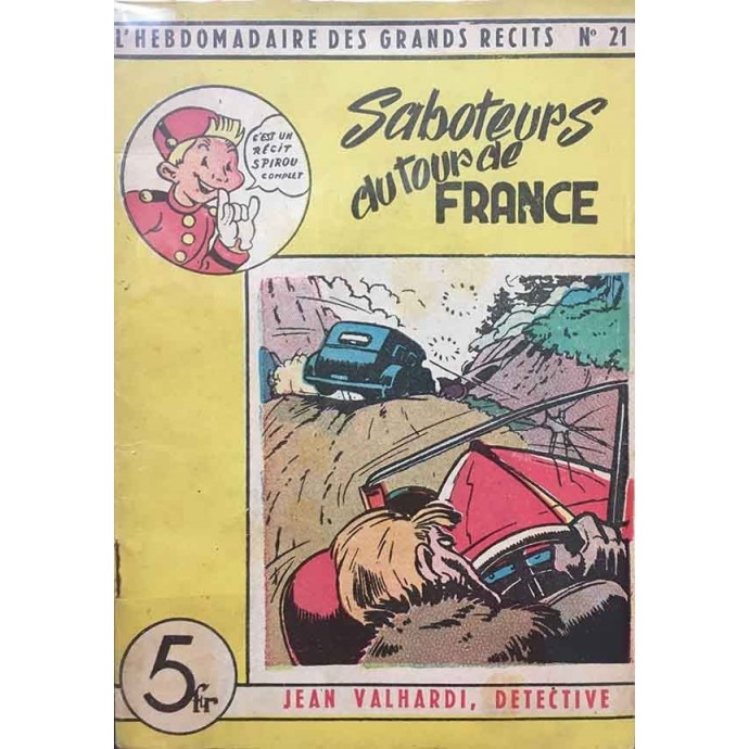 Spirou - Hebdomadaire des Grands Récits - Jean Valhardi, détective N°21- EO 1948 - 1